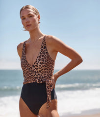 The Perfect Wrap One-Piece - Leopard