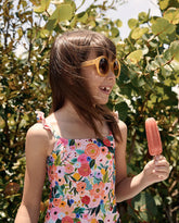 The Girl’s Ruffle One Piece - Garden Party