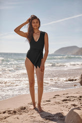 The Breaker Belted One-Piece - Sea Urchin