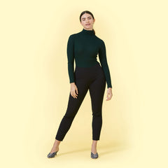 The Day to Night Long Sleeve Bodysuit - Lava