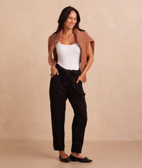 The Timeless Slim Tie-Waist Pant - Sea Urchin