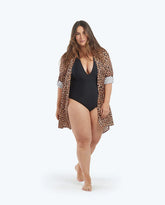 The Short Effortless Shirtdress Cover-Up - Leopard