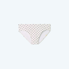 The High Leg Mid Rise Bikini Bottom - Damsel Dot