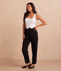 The Timeless Slim Tie-Waist Pant - Sea Urchin