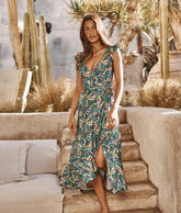 The Beach to Brunch Wrap Skirt - Lea