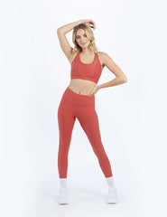 The Do-It-All High Rise Full Length Leggings - Terracotta