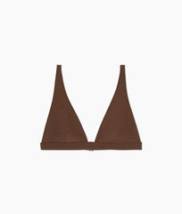 The Plunge Bikini Top - Mocha
