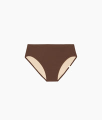 The LuxeCrinkle High Leg High Rise Bottom - Mocha