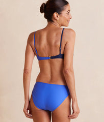 The Diagonal Mid Rise Bottom - Deep Sea & Hydrangea