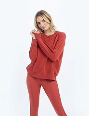 The Do-It-All High Rise Full Length Leggings - Terracotta