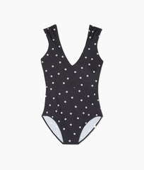 The Ruched Backflip - Microfloral in Sea Urchin & White Sand