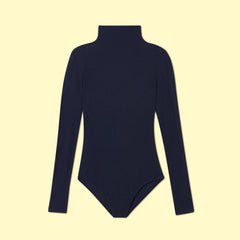The Long Sleeve Day to Night Bodysuit - Deep Sea