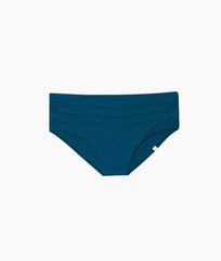 The Ruched High Leg High Rise Bottom - Seaweed