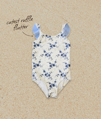 The Girls' Ruffle One Piece - Amelie Floral