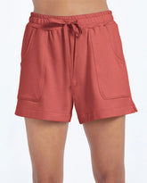 The Softest French Terry Lounge Shorts - Terracotta
