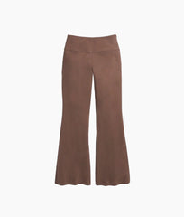 The Everyday High-Waist Flare Pant - Chocolate