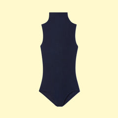 The Sleeveless Day to Night Bodysuit - Deep Sea