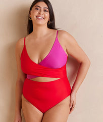 The Long Torso Sea Breeze Cutout One-Piece - Main