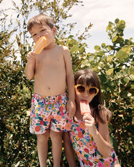 The Girl’s Ruffle One Piece - Garden Party