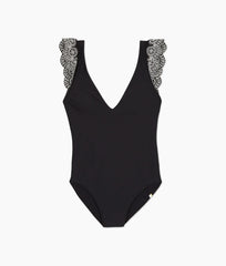 The Eyelet Ruffle Backflip - Sea Urchin