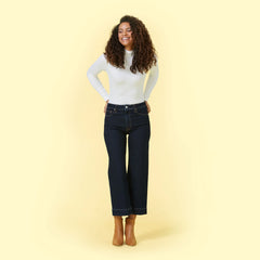 The Long Sleeve Day to Night Bodysuit - White Sand