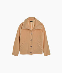 The Warmest Wool Short Coat - Fawn
