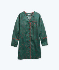 The Cloud 9 Boyfriend Sleep Shirt - Celestial Dot in Eden & Rosewood