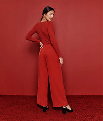The Perfect Wide Leg Pant - Lava