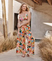 The Palazzo Pant With Ties - Sicily