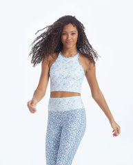 The High Neck Midi Sports Bra Tank - Main