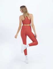 The Do-It-All High Rise Full Length Leggings - Terracotta