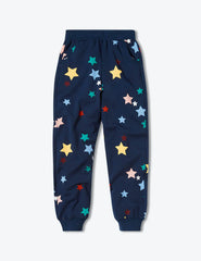 The Kids’ Softest French Terry Set - Scatter Stars in Deep Sea