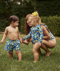 The Boys' Swim Short - Nectarine Orchard