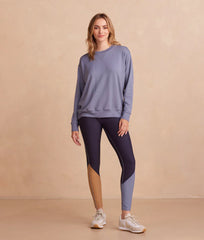 The Colorblock High-Rise Full-Length Leggings - Midnight & Slate & Toffee