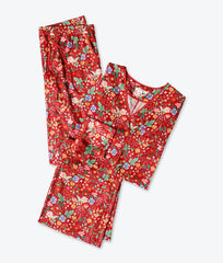The Cloud 9 Silky Pajama Set - Strawberry Fields