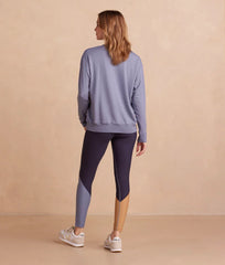 The Colorblock High-Rise Full-Length Leggings - Midnight & Slate & Toffee