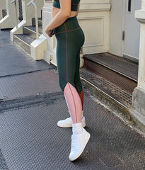 The Colorblock High-Rise Full-Length Leggings - Eden & Shell & Rosewood