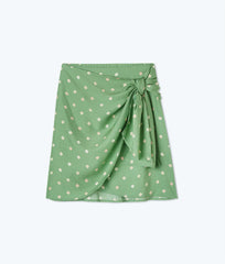 The Easy Breezy Eco Voile Mini Sarong - Diamond Dot in Seagreen & White Sand