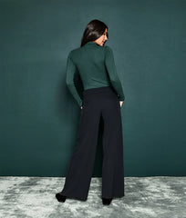 The Perfect Wide Leg Pant - Sea Urchin