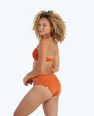 The Braided High Leg High Rise Bottom - Canyon
