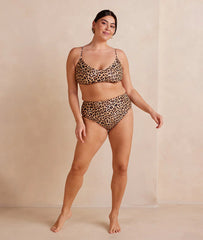 The High Leg High Rise Bottom - Leopard