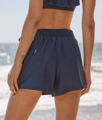 The Wrap Swim Skort - Deep Sea