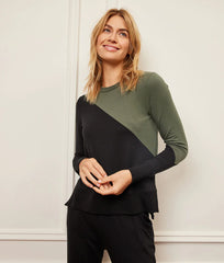 The Softest French Terry Pullover - Sea Urchin & Olive