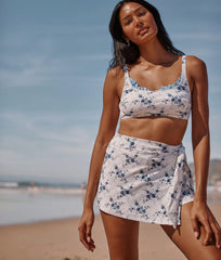 The Wrap Swim Skort - Amelie Floral