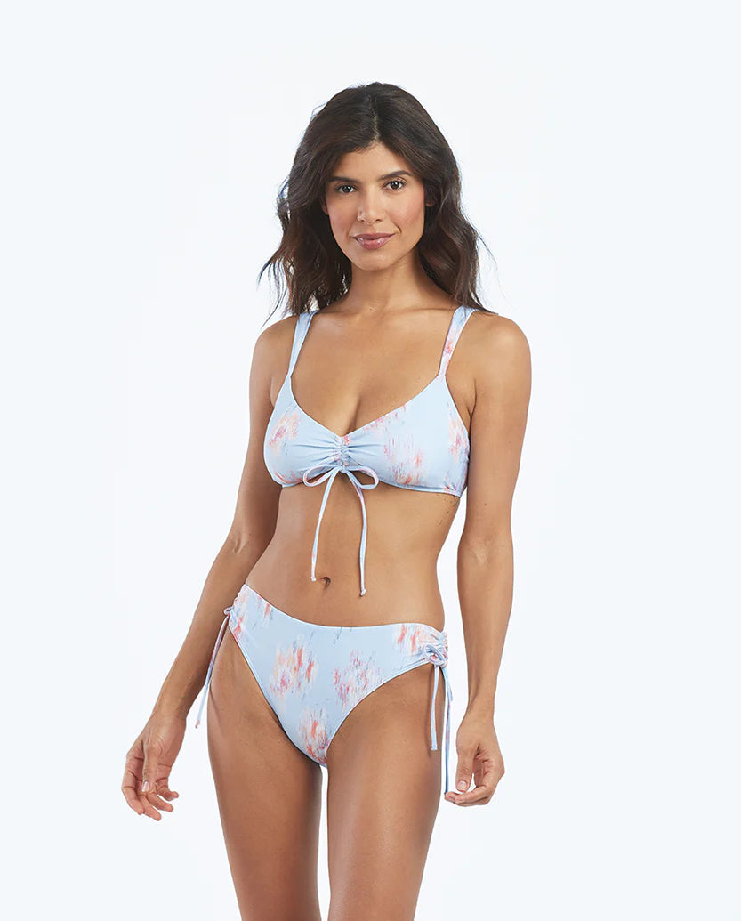 The Cinched Bikini Top - Summer Breeze Floral