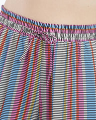 The Palazzo Pant With Ties - Mod Stripe